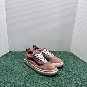 Vans Kids Sneakers in Brown and White